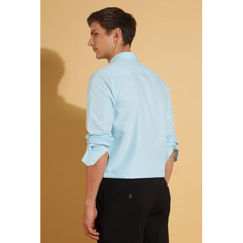 Formal Shirts for Men || Shirt for Men || Men Shirt (in, Alpha, M, True Blue)