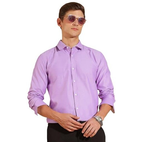 Formal Shirts for Men || Shirt for Men || Men Shirt (in, Alpha, M, Posh Periwinkle)