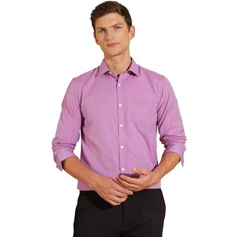 Formal Shirts for Men || Shirt for Men || Men Shirt (in, Alpha, M, Gentle Grape)