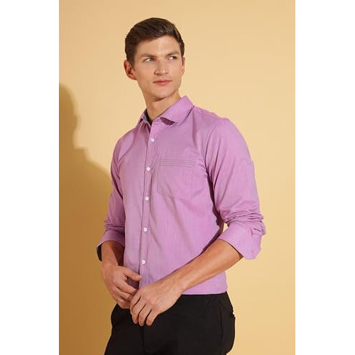 Formal Shirts for Men || Shirt for Men || Men Shirt (in, Alpha, M, Gentle Grape)