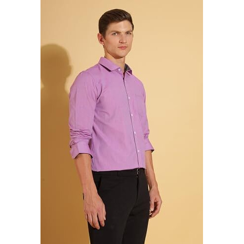 Formal Shirts for Men || Shirt for Men || Men Shirt (in, Alpha, M, Gentle Grape)