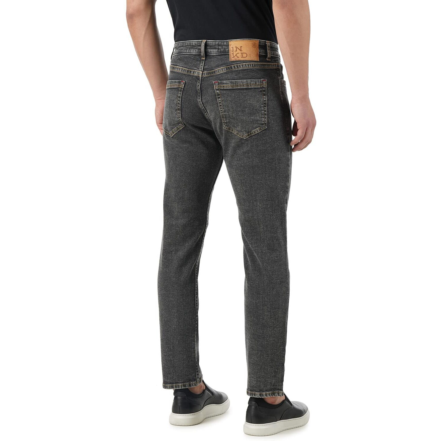 INKD Men's Regular Jeans (INKSS23MJN-009_Lightweight_28)