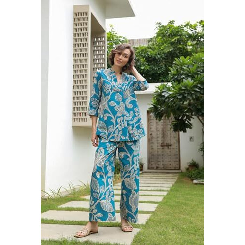 Kurta Set for Women || Women coords Set (SP-226-S) Blue