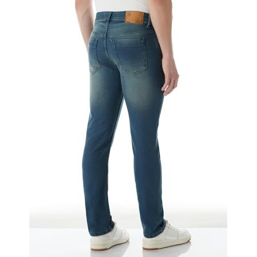 INKD Men's Regular Jeans (INKAW23MJN-020_Indigo-Tropical Lagoon