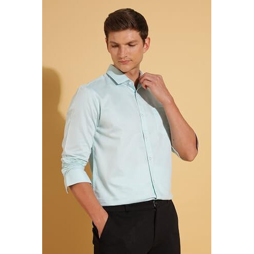 Formal Shirts for Men || Shirt for Men || Men Shirt (in, Alpha, XL, Frosty Mint)