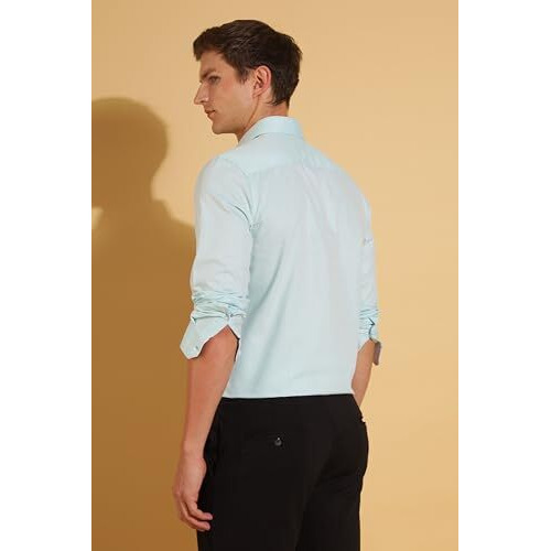 Formal Shirts for Men || Shirt for Men || Men Shirt (in, Alpha, XL, Frosty Mint)