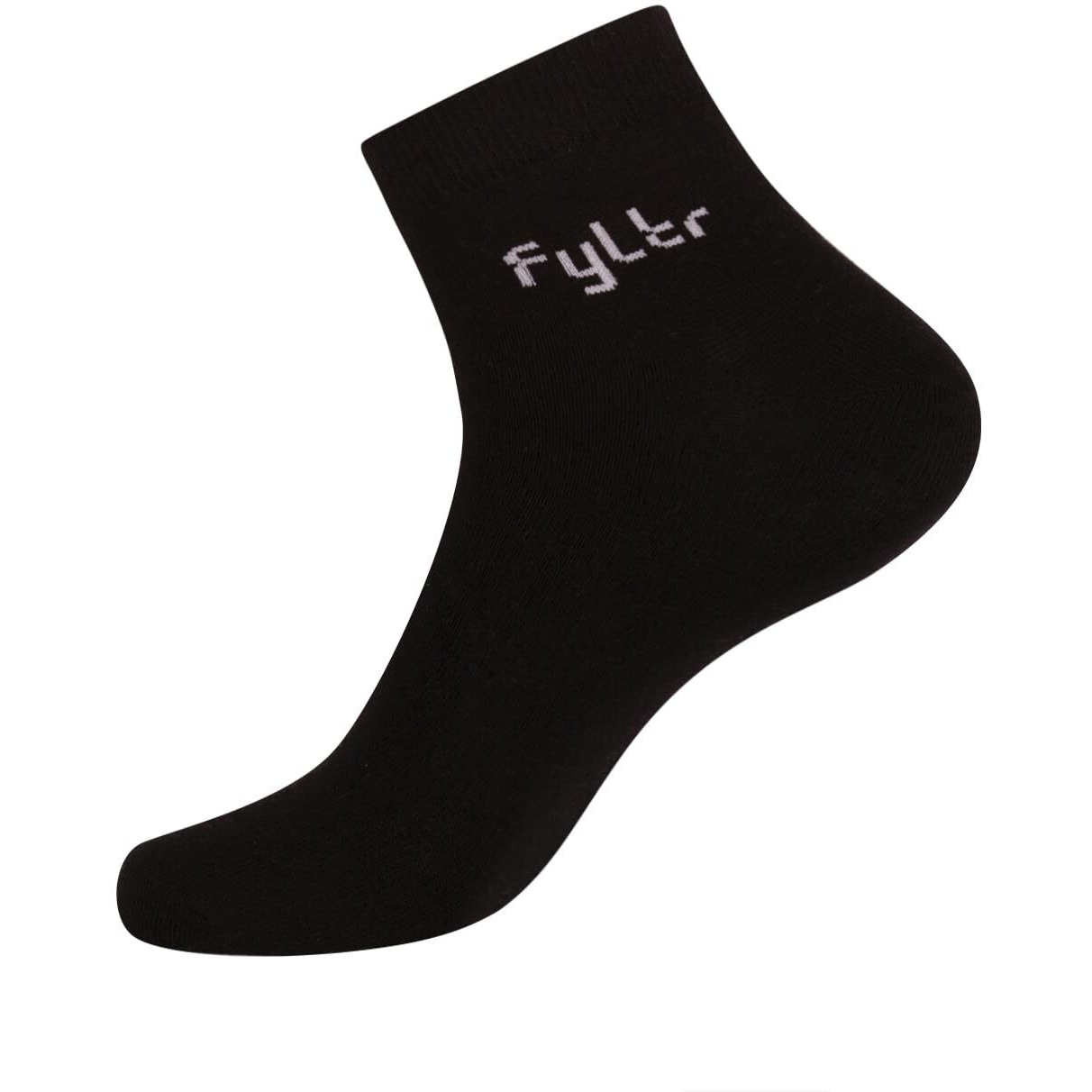 FYLTR Men's Cotton Blend Ankle Length Socks Solid Color | Pack Of 2 | Anti-Microbial | Anti-Odor (Berry Cherry-Grey-Tastic), Pink,Black