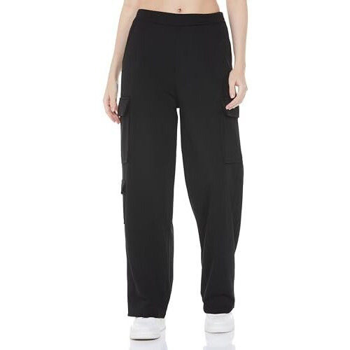 FYLTR Women's Relaxed Casual Pants (FYLAW24WP-502_Black Orchid