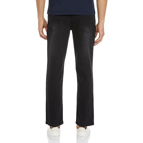 INKD Men's Relaxed Jeans (INKAW24MJN-501_Charcoal Black