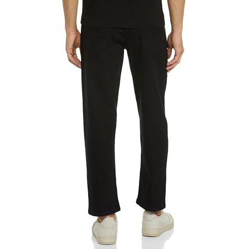 INKD Men's Relaxed Jeans (INKAW24MJN-501_Raven Black