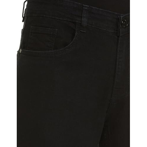 INKD Men's Relaxed Jeans (INKAW24MJN-501_Raven Black