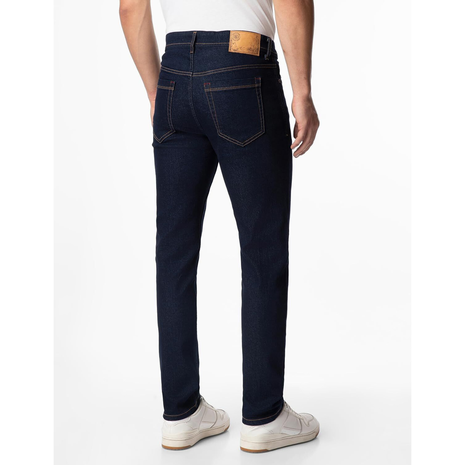 INKD Men's Regular Jeans (INKSS23MJN-010_Indigo-Deep Neptune