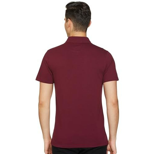 FYLTR Men's Solid Regular Fit Polo Shirt (FYLSS23MP-005_Imperial Purple L)