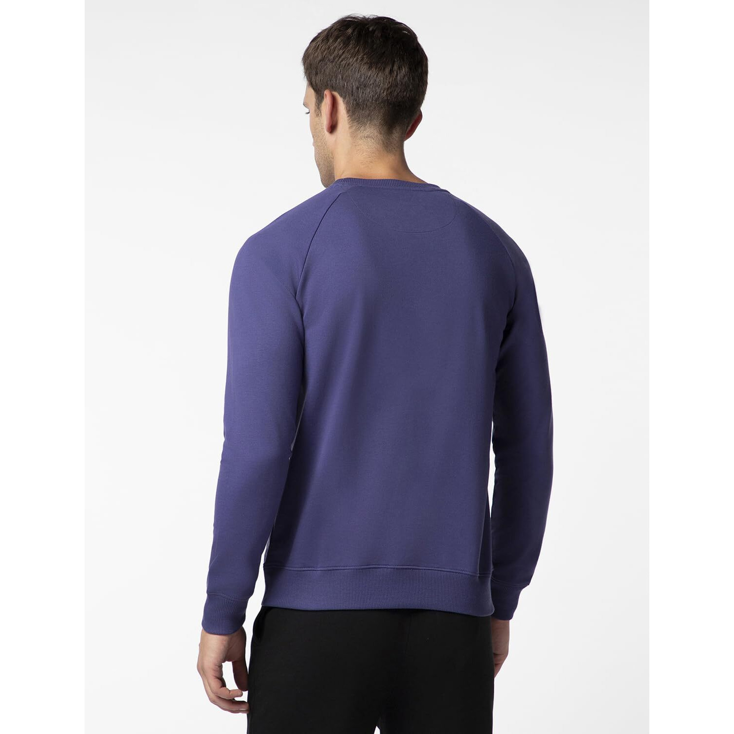 FYLTR Men's Casual Raglan Sleeve Sweatshirt with Pocket Detail - Full Sleeve | Rib Hem & Cuff | Casual Winterwear for Men