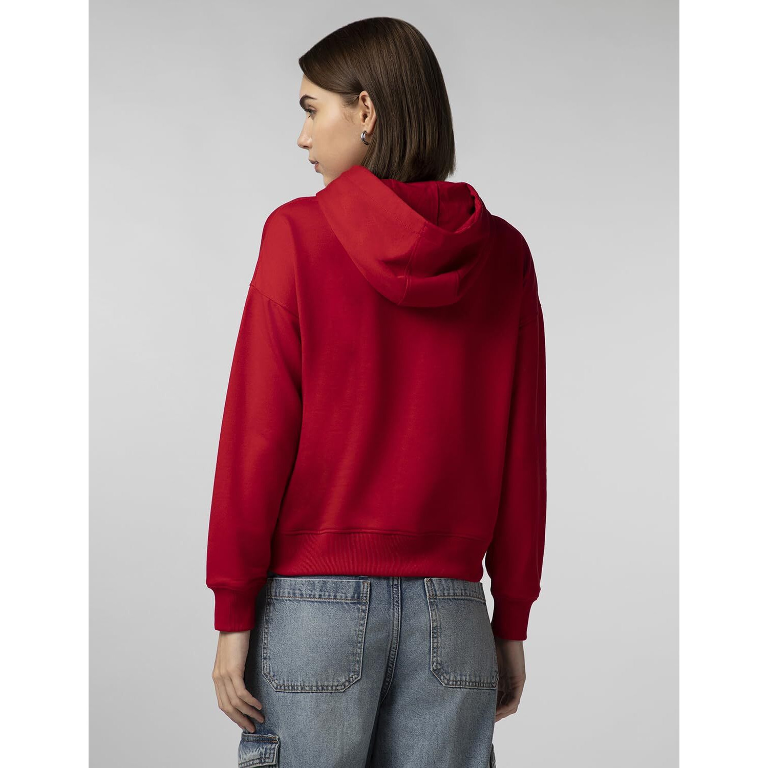 FYLTR Women's Casual Hoodie with Stripe Tape - Rib Hem & Cuff | Drop Shoulder | Casual Winterwear for Women