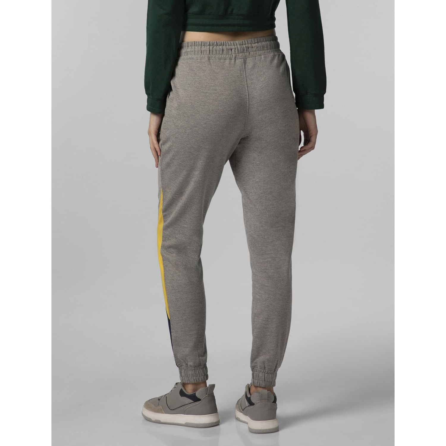 FYLTR Women's Asymmetric Colourblock Joggers with Elasticated Waistband & Contrast Drawcord