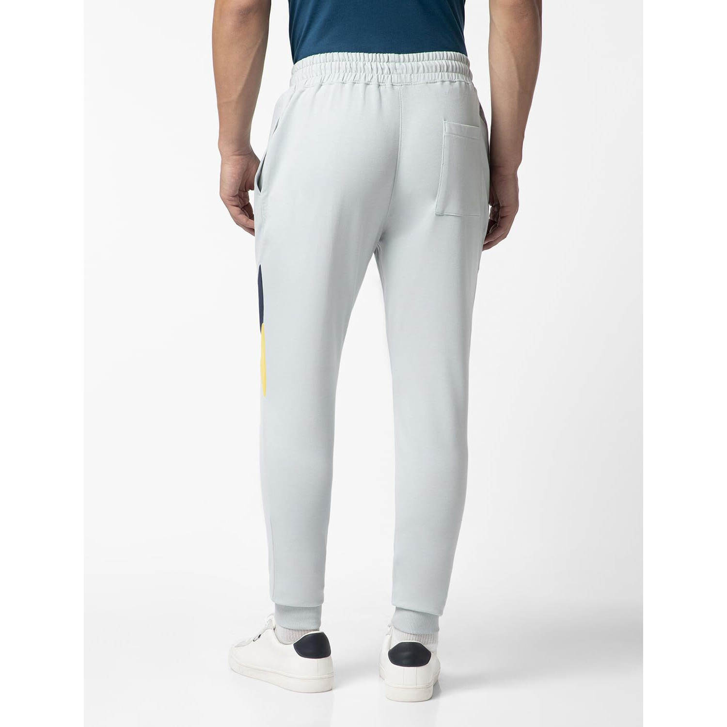 FYLTR Men's Colourblock Joggers with Elasticated Waist and Contrast Drawstrings