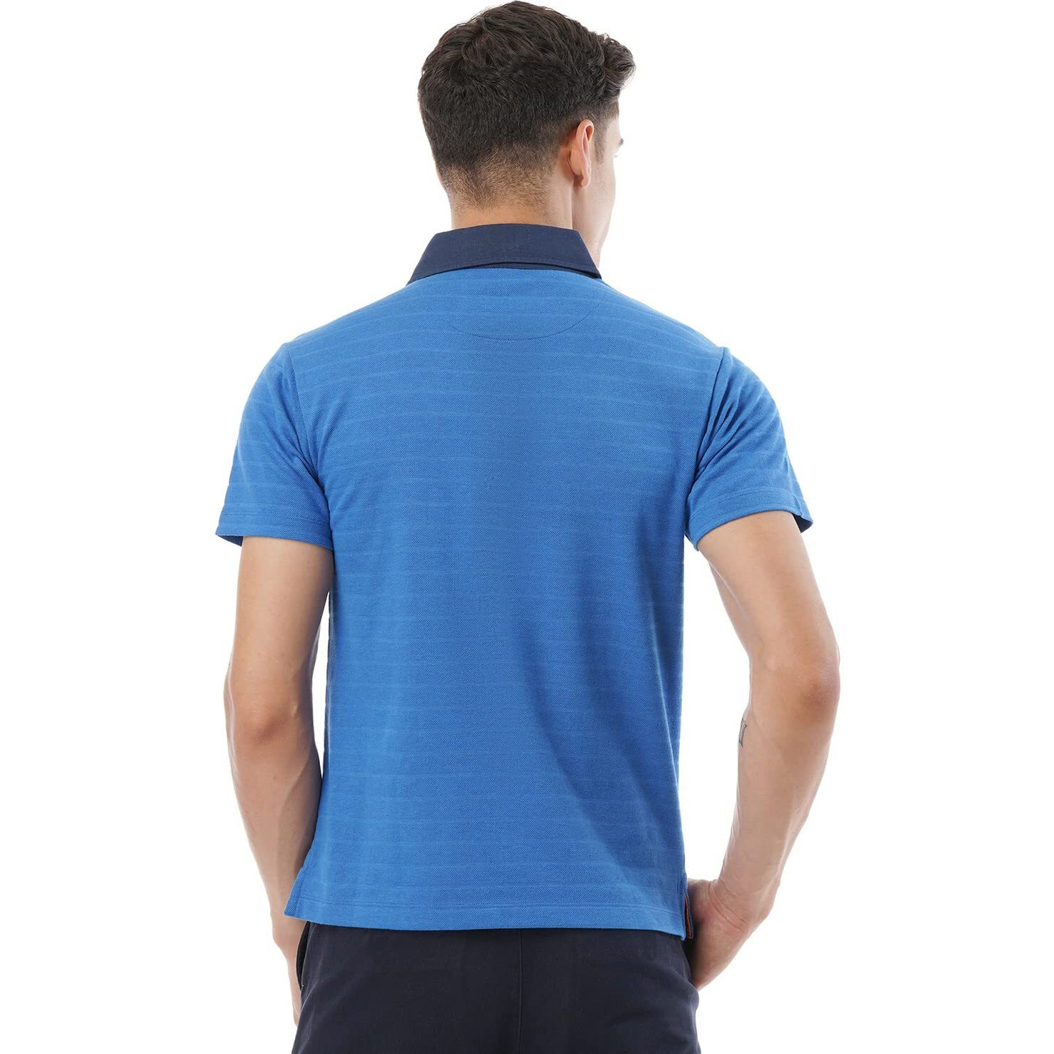 FYLTR Men's Solid Regular Fit Polo Shirt (FYLSS23MP-009_Sailor Blue XL)