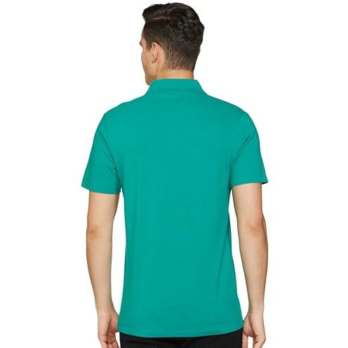 FYLTR Men's Solid Regular Fit Polo Shirt (FYLSS23MP-005_Legion Teal XL)