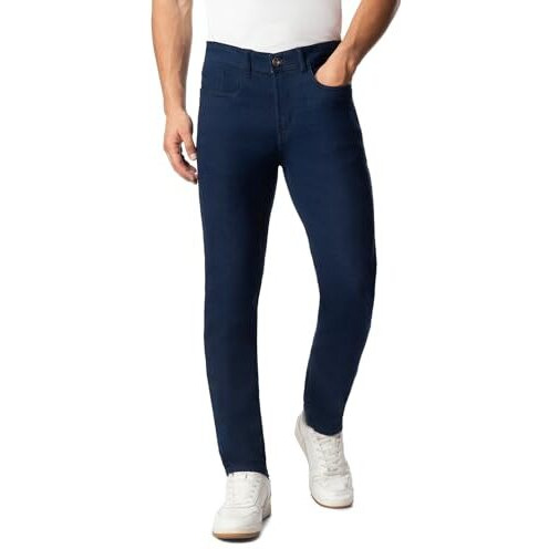 INKD Men's Regular Jeans (INKAW23MJN-020_Indigo-Deep Sea