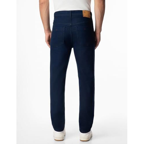 INKD Men's Regular Jeans (INKAW23MJN-020_Indigo-Deep Sea
