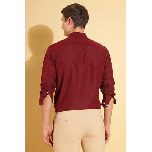 Formal Shirts for Men || Shirt for Men || Men Shirt (in, Alpha, 2XL, Garnet Grace)