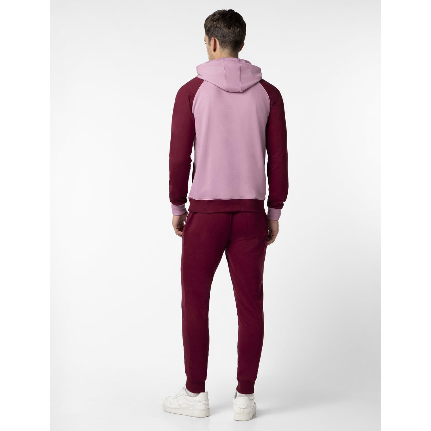 FYLTR Men's Colourblock Hoodie & Jogger Casual Co-ord Set - Raglan Sleeve Detail | Utility Side Pockets | Full Sleeve