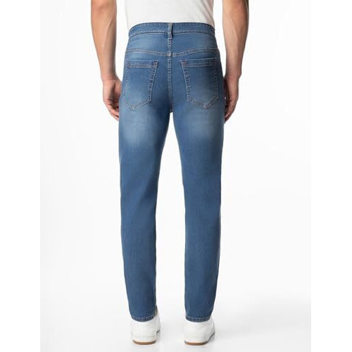 INKD Men's Regular Jeans (INKSS23MJN-010_Indigo-Azure Nile