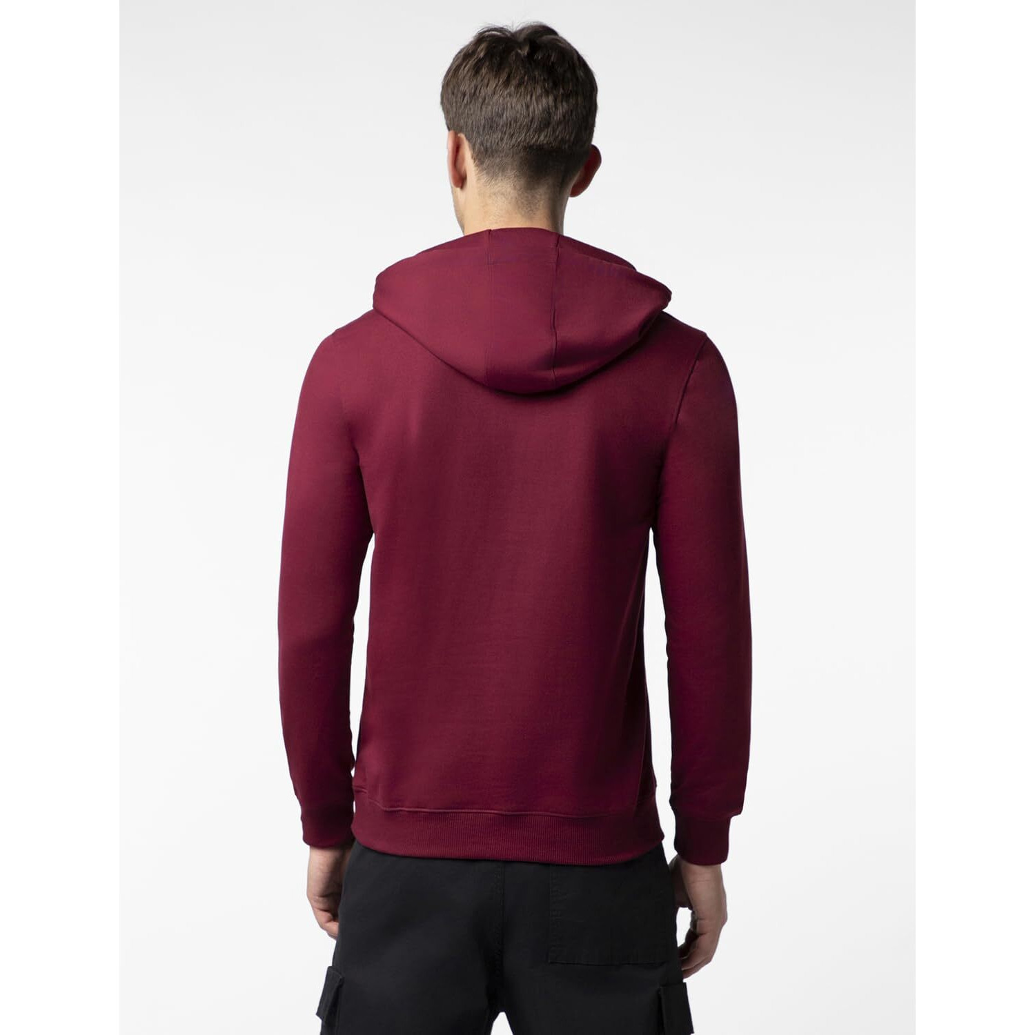 FYLTR Men's Casual Full Sleeve Hoodie with Drawstring - Half Zip Closure | Utility Pocket with Flap | Casual Winterwear for Men