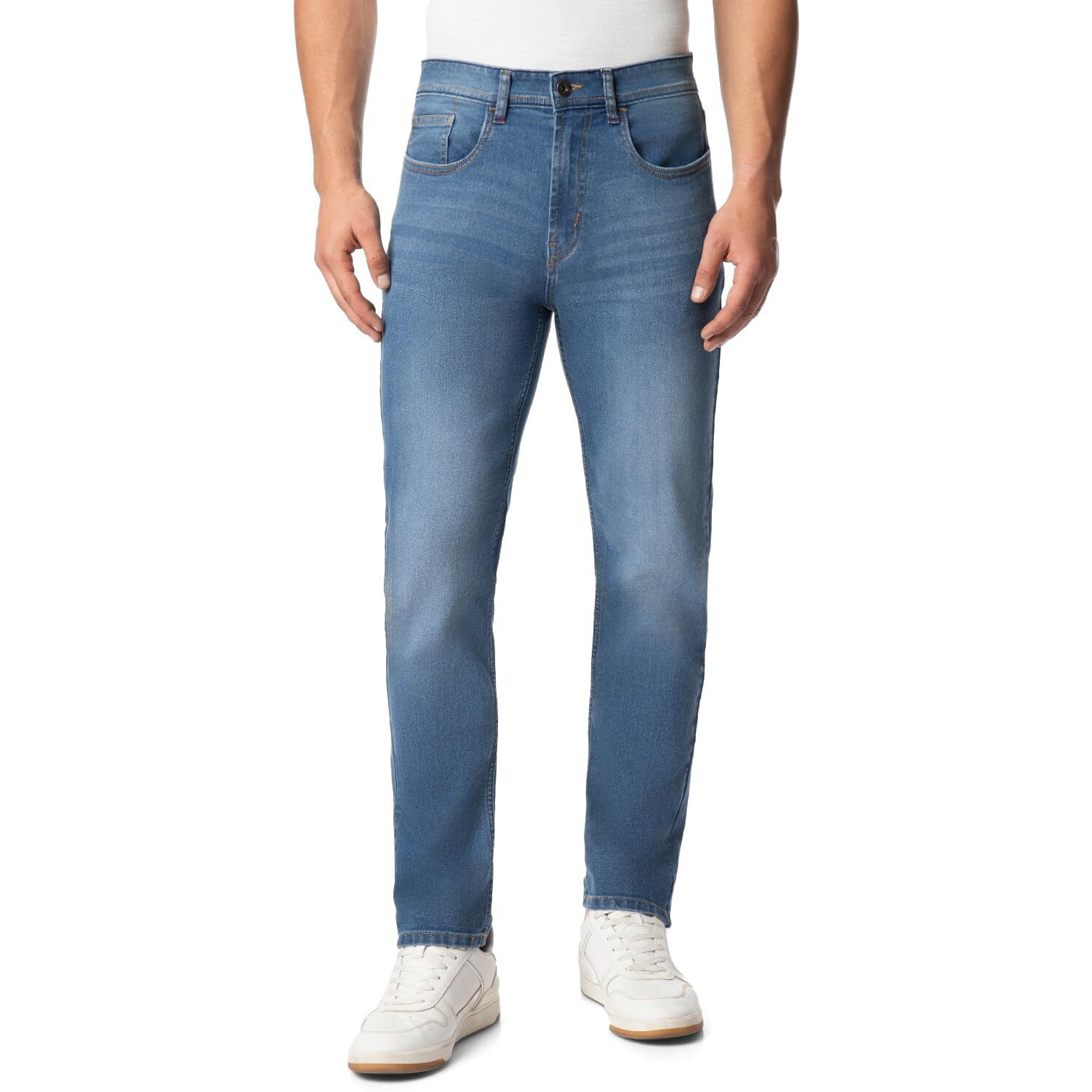INKD Men's Regular Jeans (INKSS23MJN-010_Indigo-Azure Nile