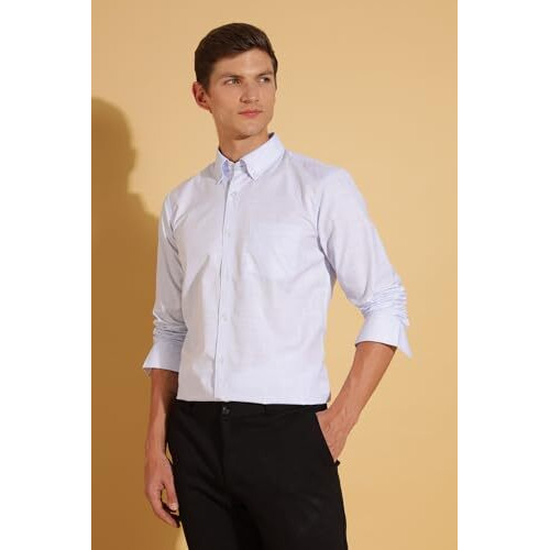 Formal Shirts for Men || Shirt for Men || Men Shirt (in, Alpha, L, Breezy Blue)
