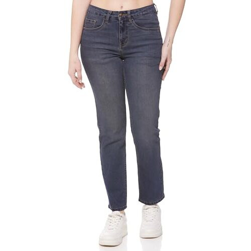 INKD Women's Straight Jeans (INKSS23WJN-019_Indigo-Copper Ink