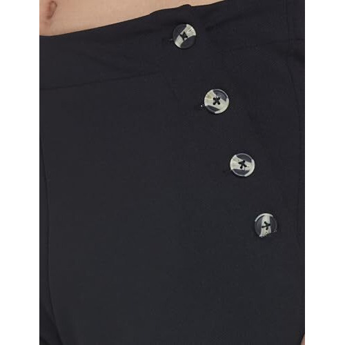 FYLTR Women's Relaxed Dress Pants (FYLAW24WP-503_Black Orchid