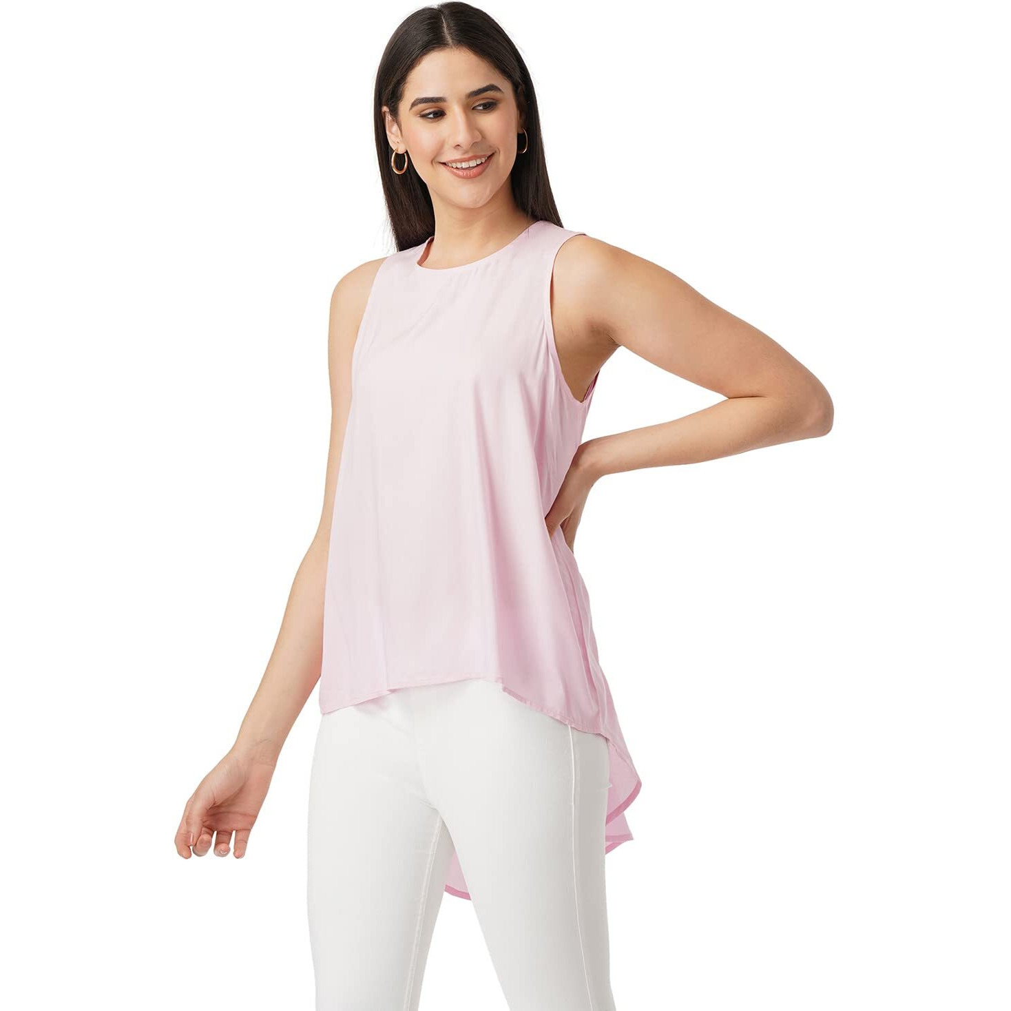 FYLTR Women's Solid Regular Fit Blouse (FYLSS23WB-014_Very Berry XL)