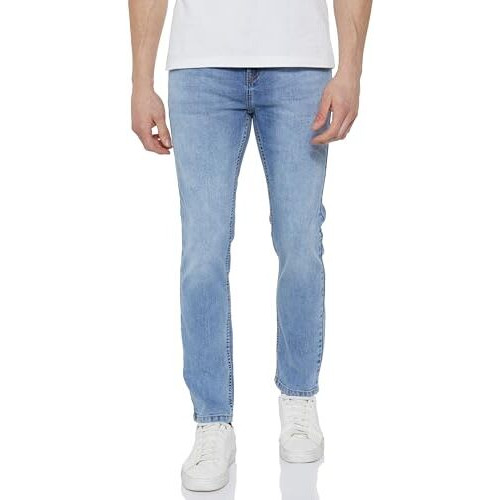 INKD Men's Slim Jeans (INKSS23MJN-006_Seaside Slate