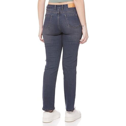 INKD Women's Straight Jeans (INKSS23WJN-019_Indigo-Copper Ink