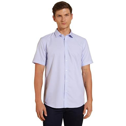 FYLTR Shirts for Men || Half Slevee Shirt || Men Shirt (in, Alpha, M, Executive Blue)