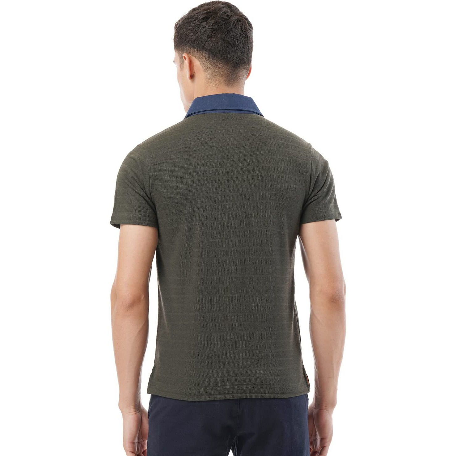 FYLTR Men's Solid Regular Fit Polo Shirt (FYLSS23MP-009_Ever Green XL)