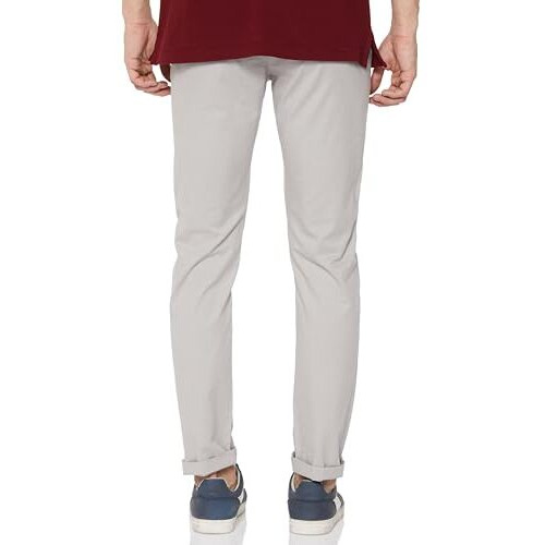 FYLTR Men's Regular Khakis (FYLSS23MK-004_Grey-Tastic