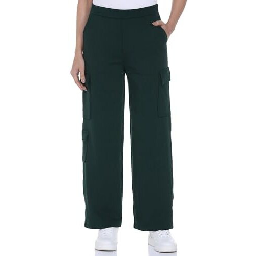 FYLTR Women's Relaxed Casual Pants (FYLAW24WP-502_Olive Dew