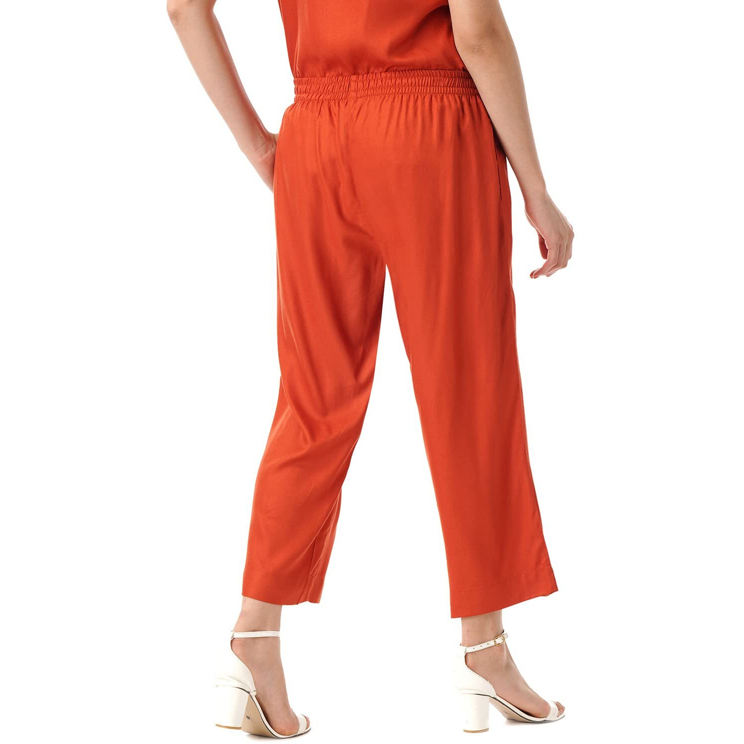 FYLTR Women's Regular Pants (FYLSS23WP-028_Slay Clay_28)