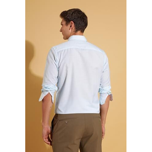 Formal Shirts for Men || Shirt for Men || Men Shirt (in, Alpha, XL, Glacier Blue)