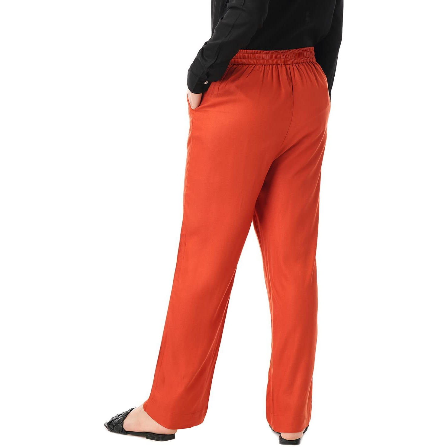 FYLTR Women's Regular Pants (FYLSS23WP-029_Slay Clay_32)