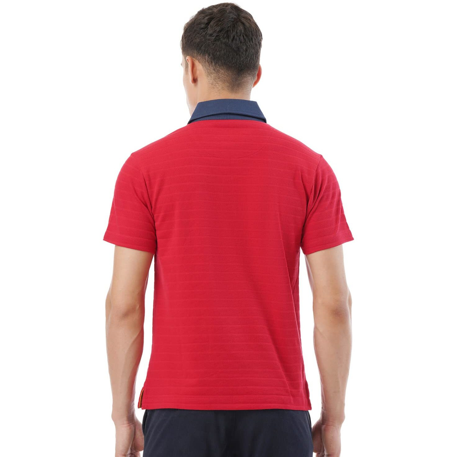 FYLTR Men's Solid Regular Fit Polo Shirt (FYLSS23MP-009_Red Rage M)