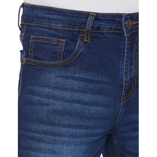 INKD Men's Regular Jeans (INKSS23MJN-011_Inkwell Indigo