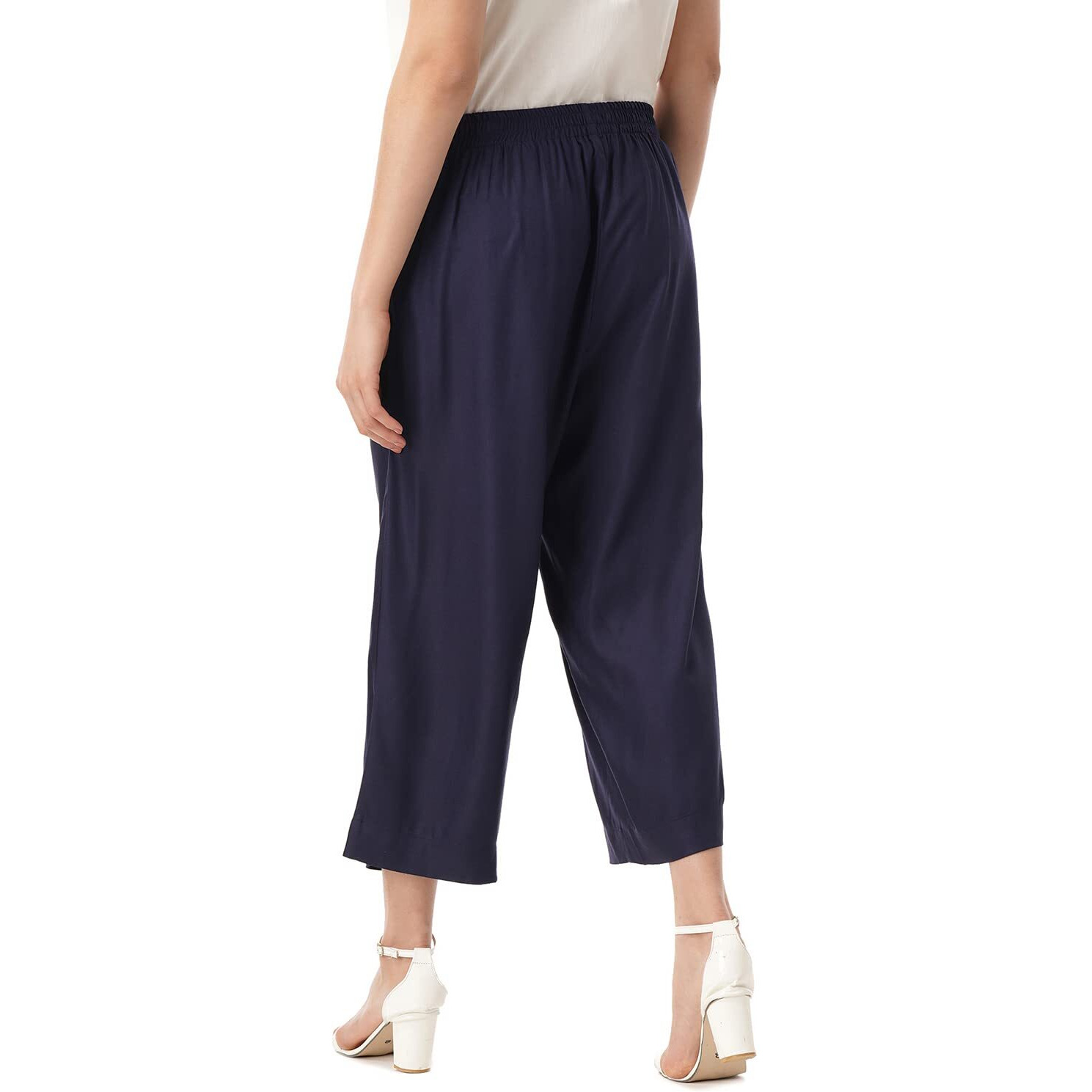 FYLTR Women's Regular Pants (FYLSS23WP-028_Heavy Navy_28)
