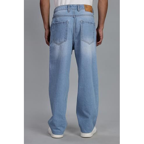 INKD Men's Relaxed Jeans (INKSS25MJN-601_Denim Drama