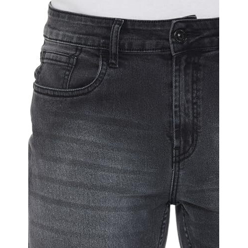 INKD Men's Regular Jeans (INKSS23MJN-010_Graphite