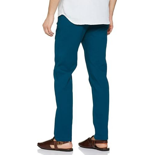 FYLTR Men's Regular Khakis (FYLSS23MK-004_Surreal Teal_28)