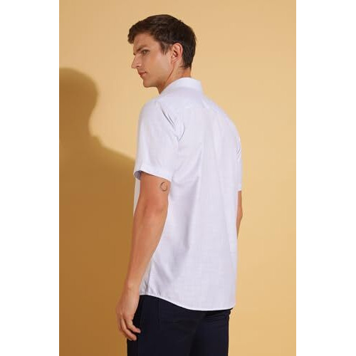 FYLTR Shirts for Men || Half Slevee Shirt || Men Shirt (in, Alpha, M, Breezy Blue)